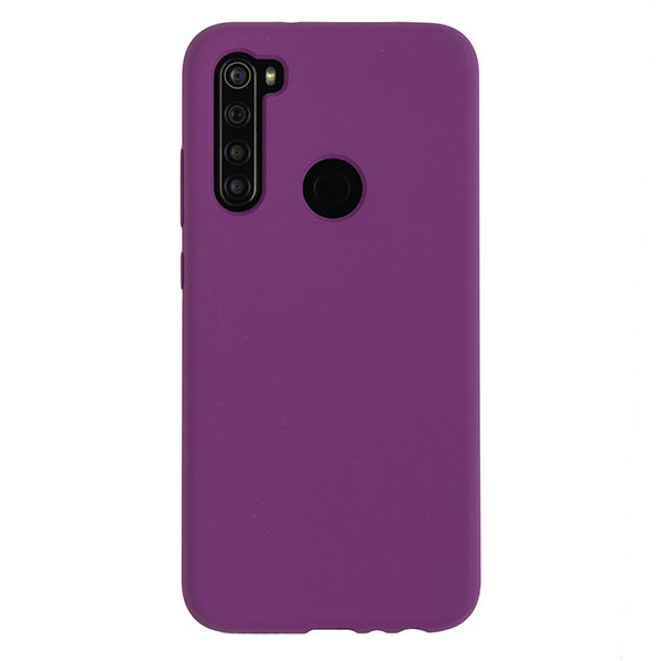 Чехол для Redmi Note 8 бампер AT Silicone case (Фиолетовый)