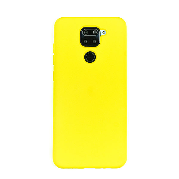 Чехол для Redmi Note 9 бампер CASE Liquid (Желтый)