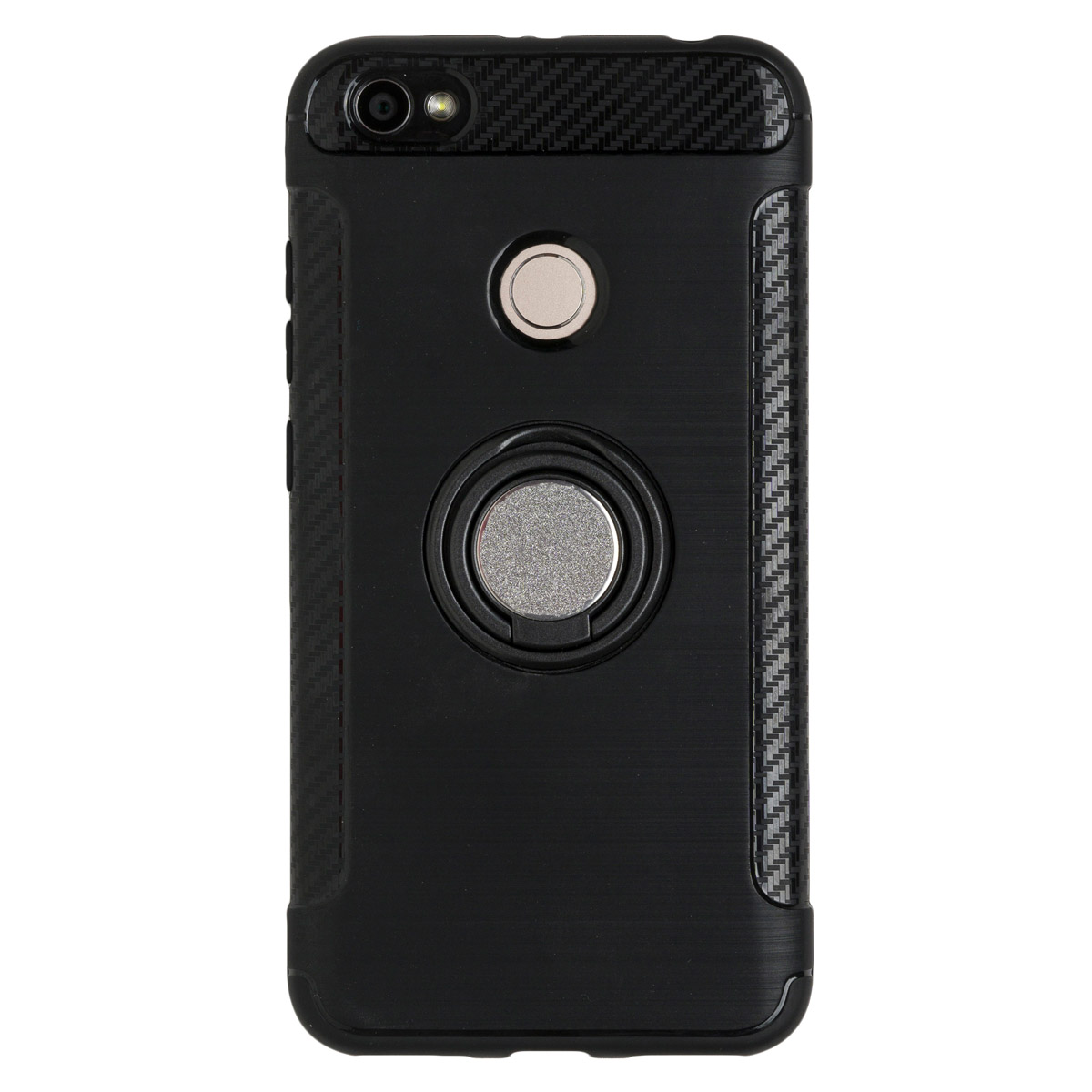 Чехол для Redmi Note 5As бампер JZZS Ring Holder (Черный)