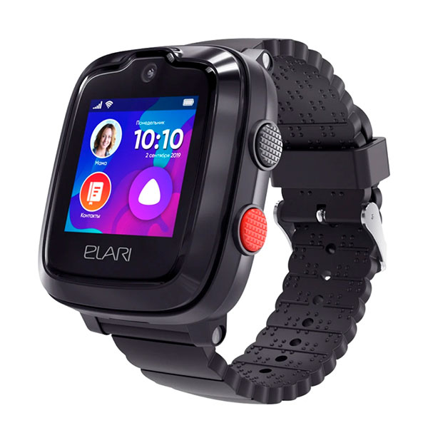 Детские часы Elari KidPhone 4G (Черные)