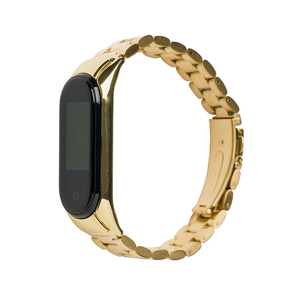 Ремешок для Mi Smart Band 4 Stainless (Золотой)