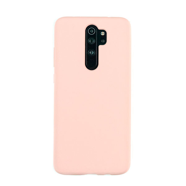 Чехол для Redmi Note 8 PRO бампер AT Silicone case (Нежно-розовый)