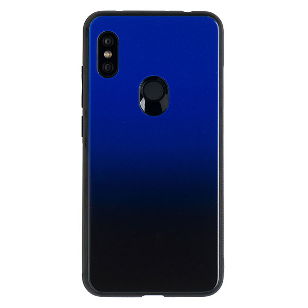 Чехол для Redmi Note 6/6 Pro Color Glass Experts (Синий)