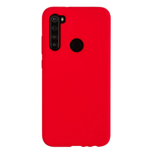 Чехол для Redmi Note 8 бампер AT Silicone case (Красный)