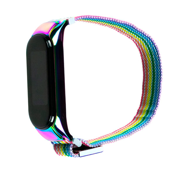 Ремешок для Mi Band 5 Magnetic (Радужный)