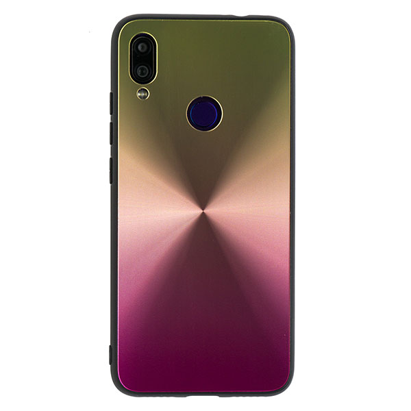 Чехол для Redmi Note 7 бампер EXPERTS Shiny (Розово-золотой)