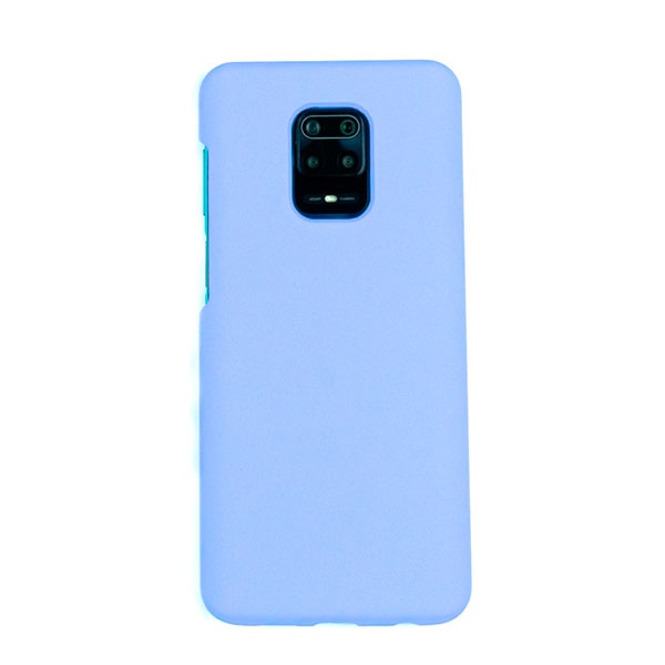 Чехол для Redmi Note 9S/9 Pro бампер AT Silicone case (Светло-фиолетовый)