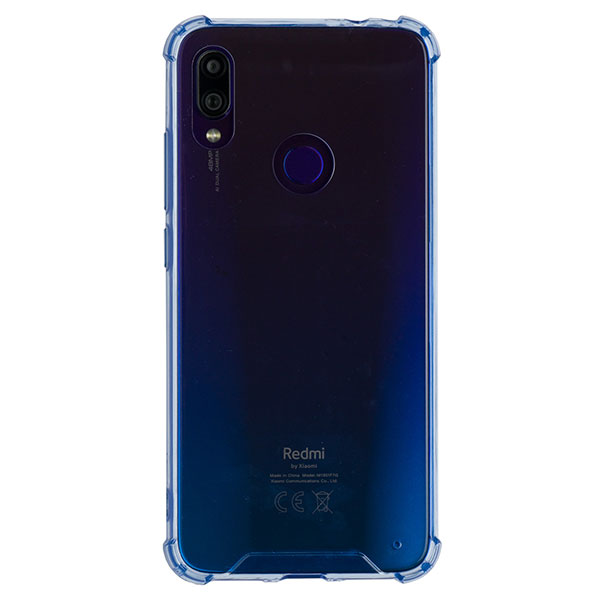 Чехол для Redmi Note 7 бампер EXPERTS Plastic Case (Синий)