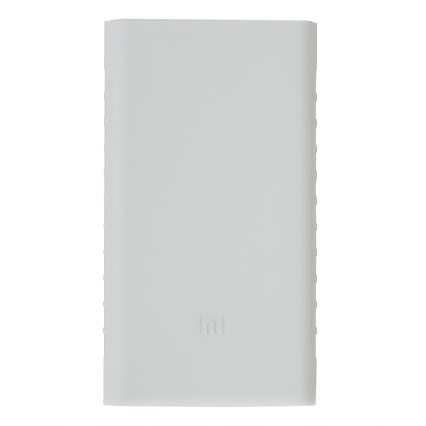 Силиконовый чехол для Mi Power Bank 2 10000 мAч (Белый)