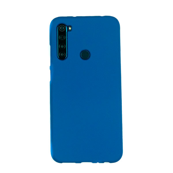 Чехол для Redmi Note 8 бампер AT Silicone case (Темно-синий)