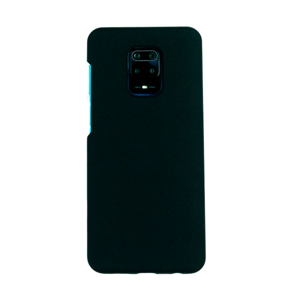Чехол для Redmi Note 9S/9 Pro бампер AT Silicone case (Черный)