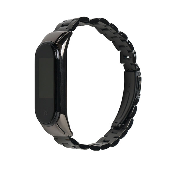 Ремешок для Mi Smart Band 4 Stainless (Черный)