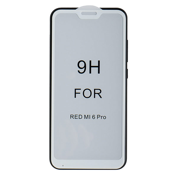 Стекло противоударное для Mi A2 Lite/Redmi 6 Pro CASE 3D (Белое)