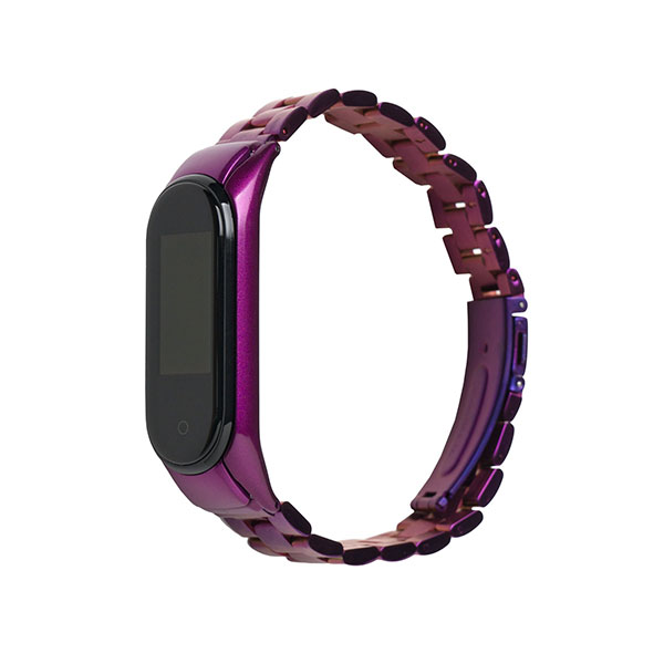 Ремешок для Mi Smart Band 4 Stainless (Фиолетовый)