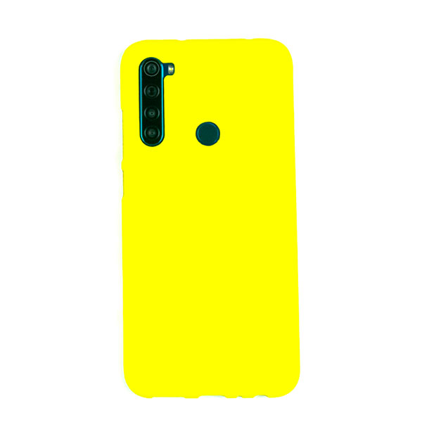 Чехол для Redmi Note 8 бампер AT Silicone case (Желтые)