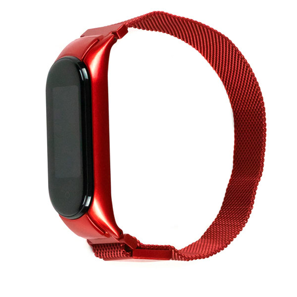 Ремешок для Mi Band 5 Magnetic (Красный)