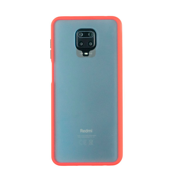 Чехол для Redmi Note 9S/9 Pro бампер AT Frosted case (Красный)