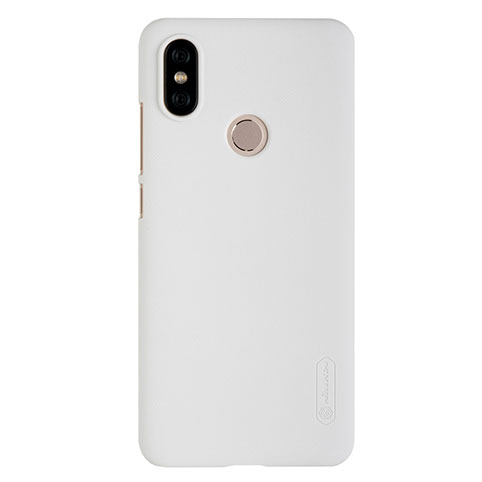 Чехол для Xiaomi Mi A2 бампер пластиковый Nillkin (Белый)