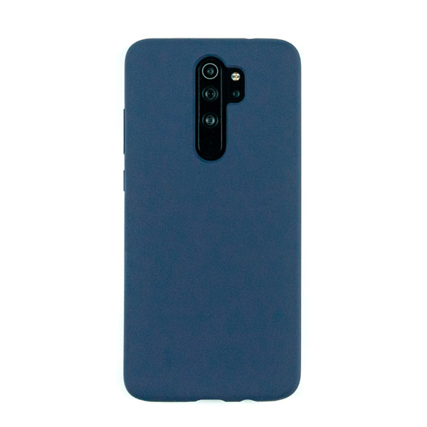 Чехол для Redmi Note 8 PRO бампер AT Silicone case (Темно-синий)