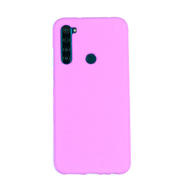 Чехол для Redmi Note 8 бампер AT Silicone case (Светло-фиолетовый)