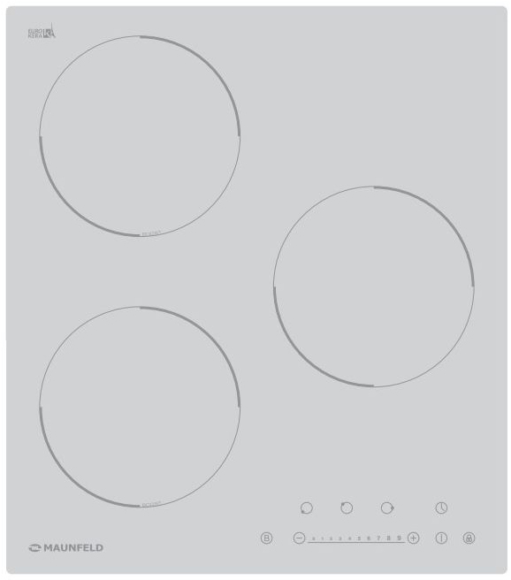 Варочная панель электрическая MAUNFELD EVI.453-WH