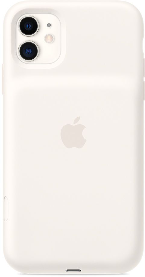 Чехол для телефона APPLE iPhone 11 Smart Battery Case MWVJ2ZM/A (белый)