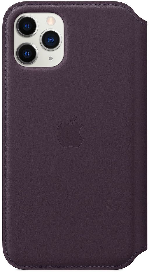 Чехол для телефона APPLE iPhone 11 Pro Leather Folio MX072ZM/A (темно-фиолетовый)