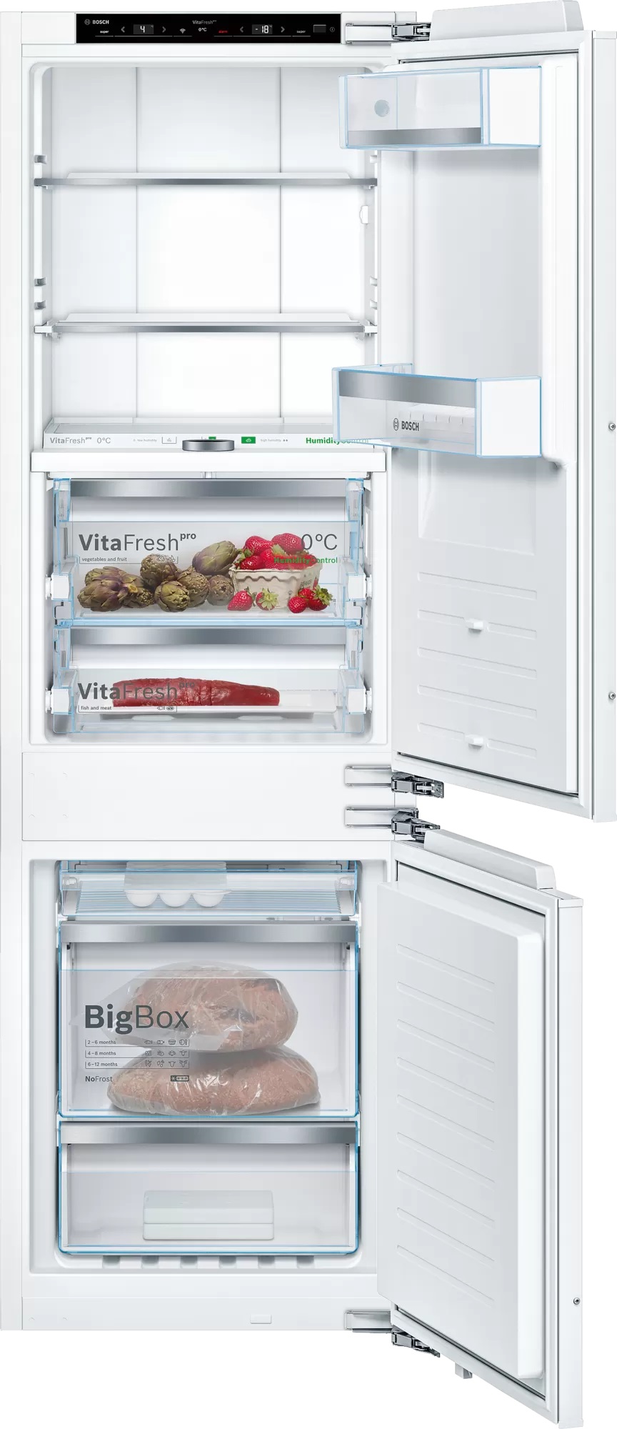 Двухкамерный холодильник BOSCH KIF86HD20R