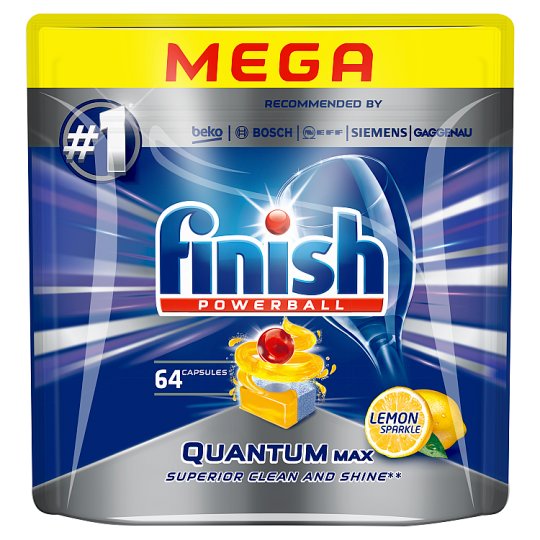 Таблетки для посудомоечной машины FINISH А64 QUANTUM Лимон