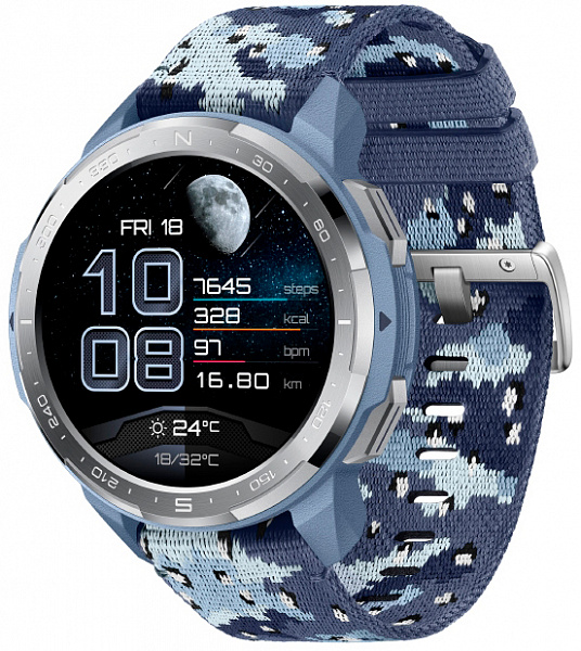 Умные часы HONOR Watch GS Pro (синий камуфляж)