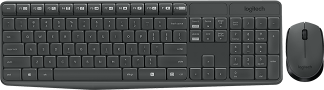 Набор: клавиатура+мышь LOGITECH MK235 Wireless Keyboard and Mouse [920-007948]