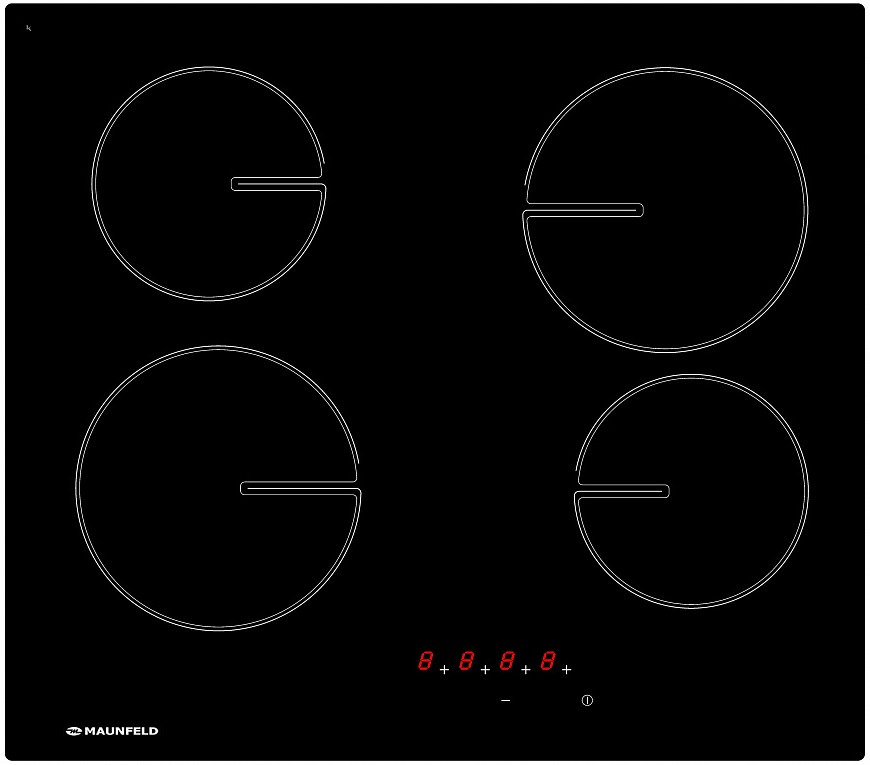 Варочная панель электрическая MAUNFELD MVSE59.4HL-BK