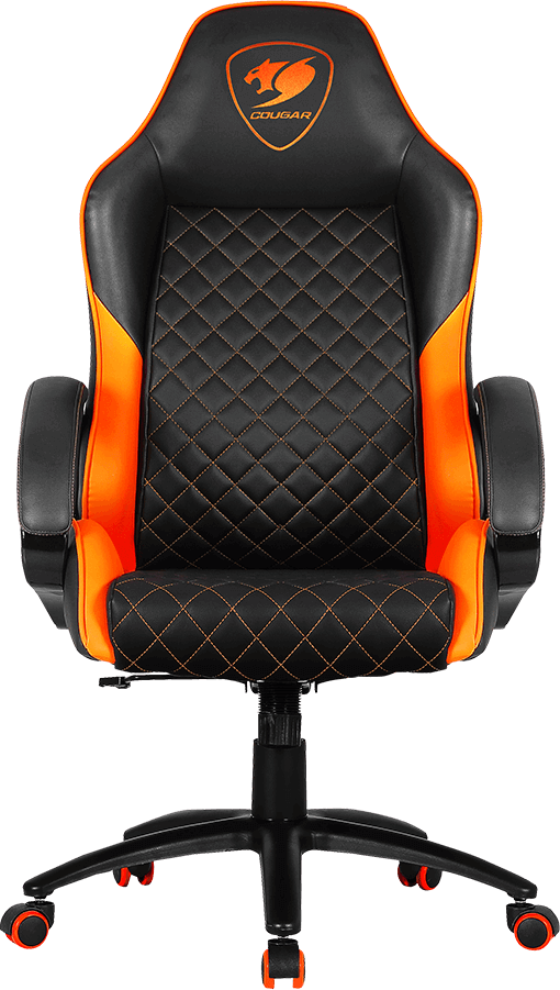 Игровое кресло COUGAR Fusion (черный/оранжевый)