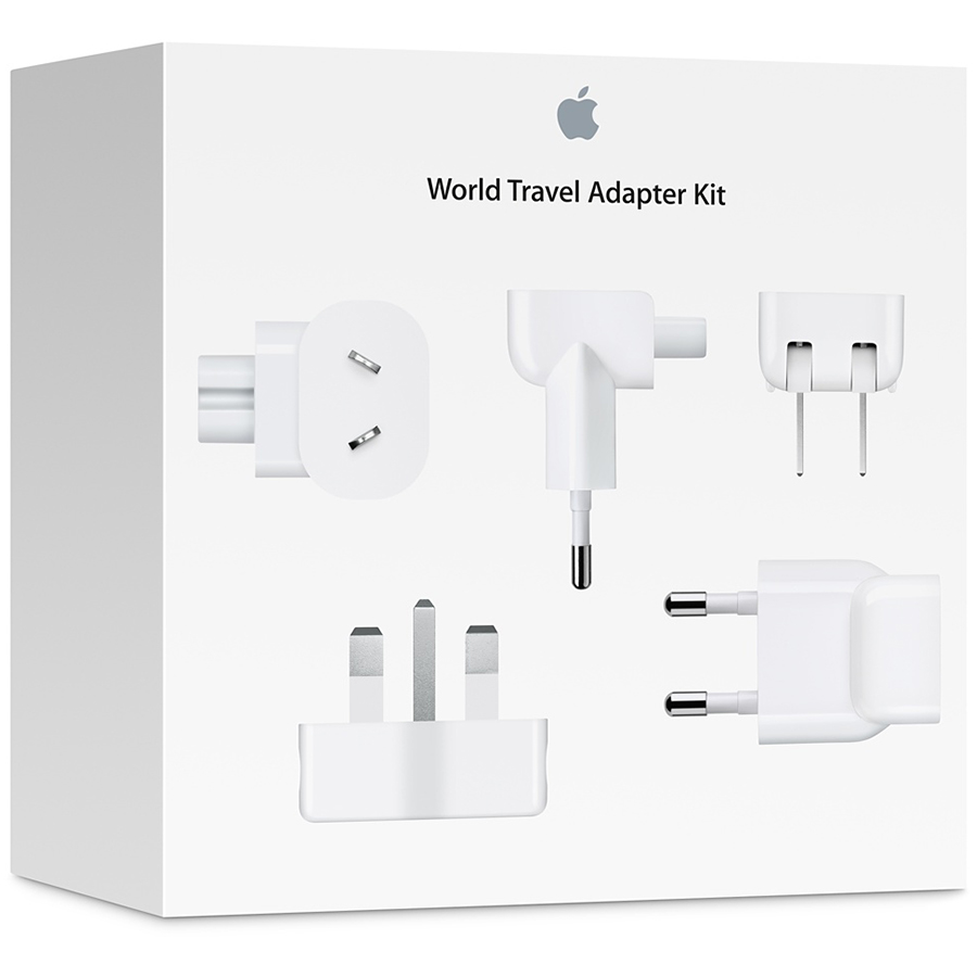 Комплект адаптеров APPLE World Travel Adapter Kit (MD837ZM/A)