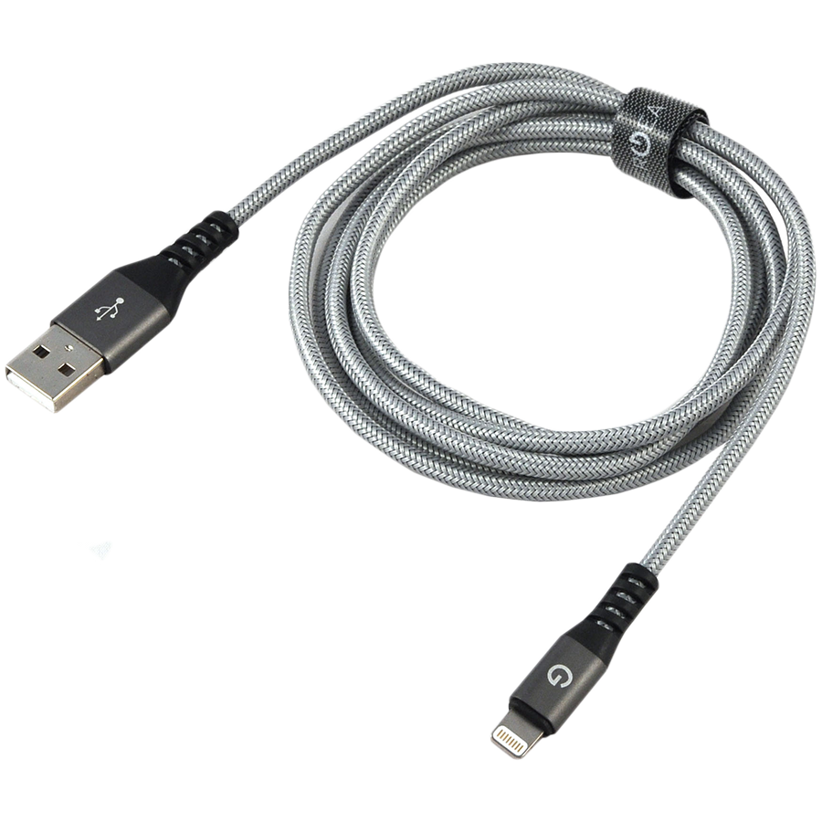 ENERGEA Кабель-переходник с USB на Lightning AluTough (CBL-AT-GUN150)