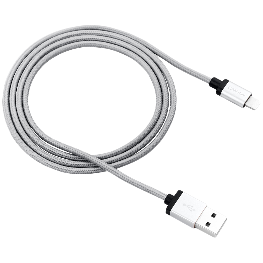 CANYON Кабель-переходник с USB на Lightning (CNS-MFIC3DG)