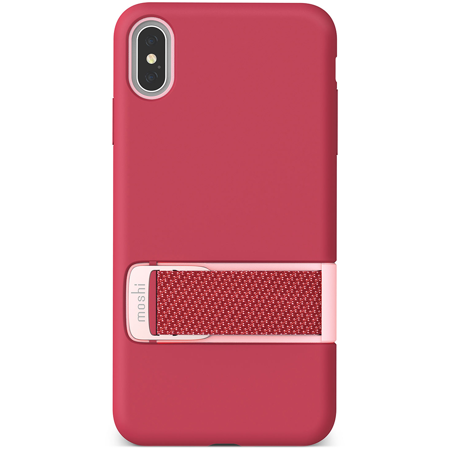 Чехол Moshi Capto с ремешком MultiStrap для iPhone XS Max. Материал пластик. Цвет малиновый розовый. (99MO114302)