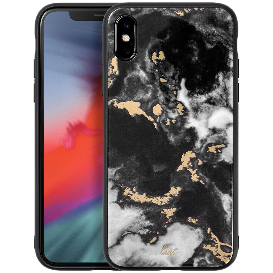 Чехол LAUT Mineral Glass (LAUT_IP18-L_MG_MB)