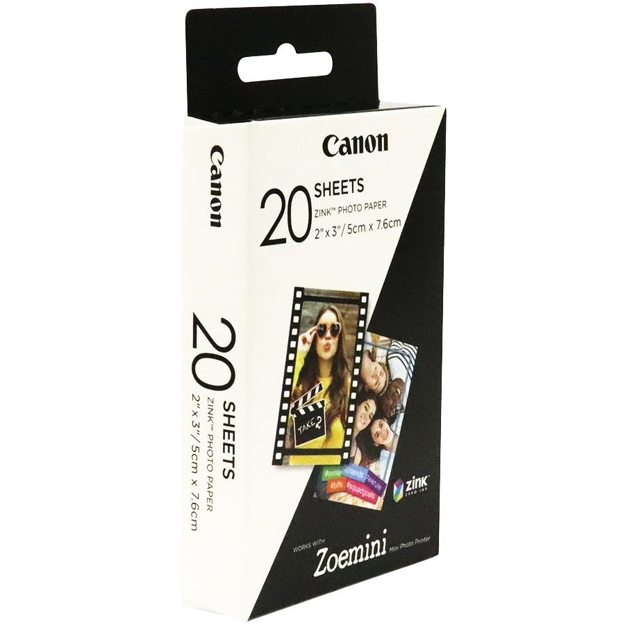CANON Бумага для фотопечати Canon ZINK ZP-2030 4x5 (20л)