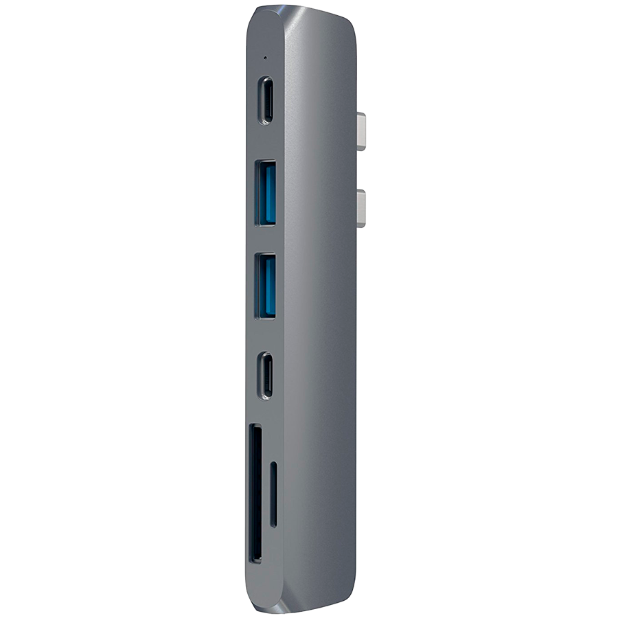 Многопортовый адаптер SATECHI Aluminum USB-C Pro Hub (ST-CMBPM)