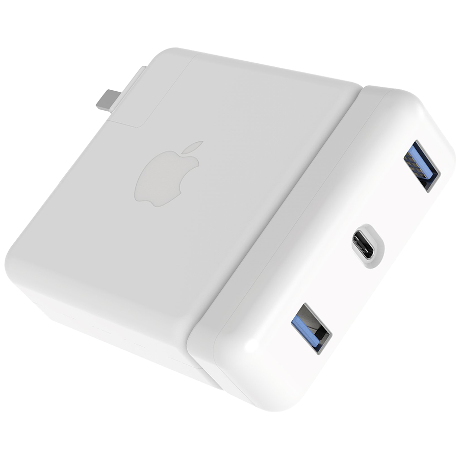 Переходник HyperDrive USB-C Hub для адаптера питания Apple 61W USB-C (HDH05)