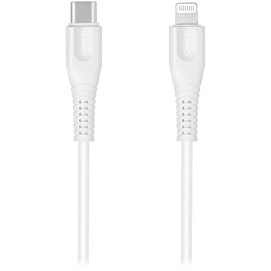 CANYON Кабель-переходник с USB-C на Lightning (CNS-MFIC4W)