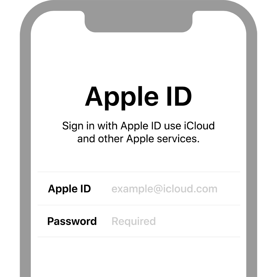 Создание Apple ID (SERVICE_IPHONE_CREATE_APPLE_ID)