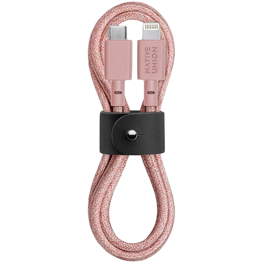 NATIVE UNION Кабель-переходник с USB-C на Lightning (BELT-KV-CL-ROSE-2)