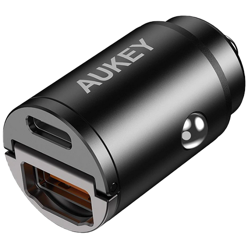 Автомобильный адаптер AUKEY 2*USB/USB-C