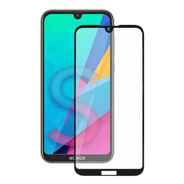 Защитное стекло Fullscreen full glue Akami для Huawei Y5 (2019) / Honor 8S Черный (7763)