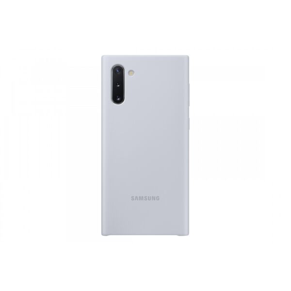 Чехол Samsung Silicone Cover для Note 10 (серый)