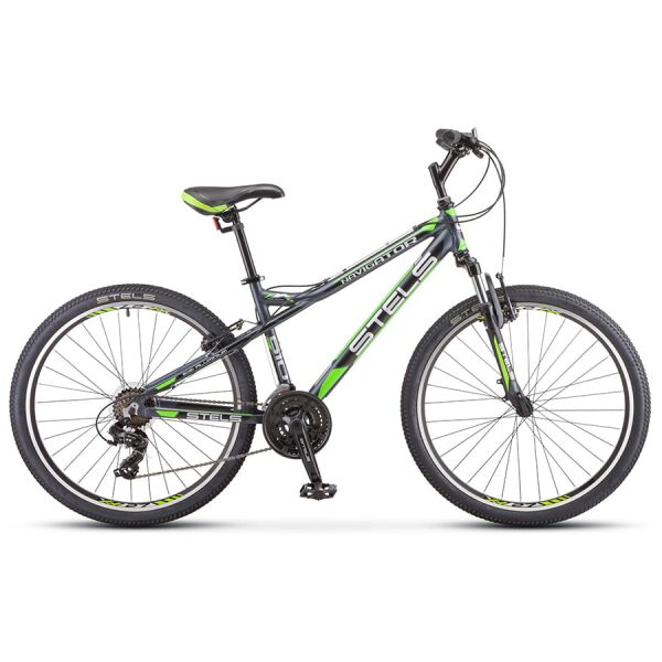 Велосипед Stels Navigator 610 V K010 (темно-серый/зеленый)