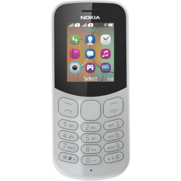 Телефон Nokia 130 DS серый