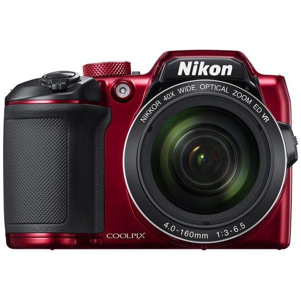 Цифровая фотокамера NIKON B500 красный